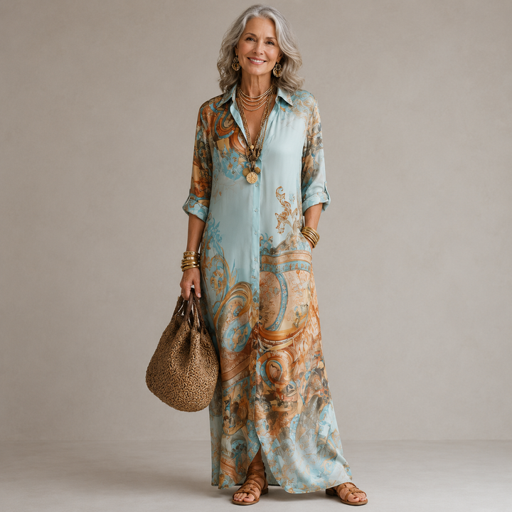 Evalexy I Maxi Kleid Print Luxus