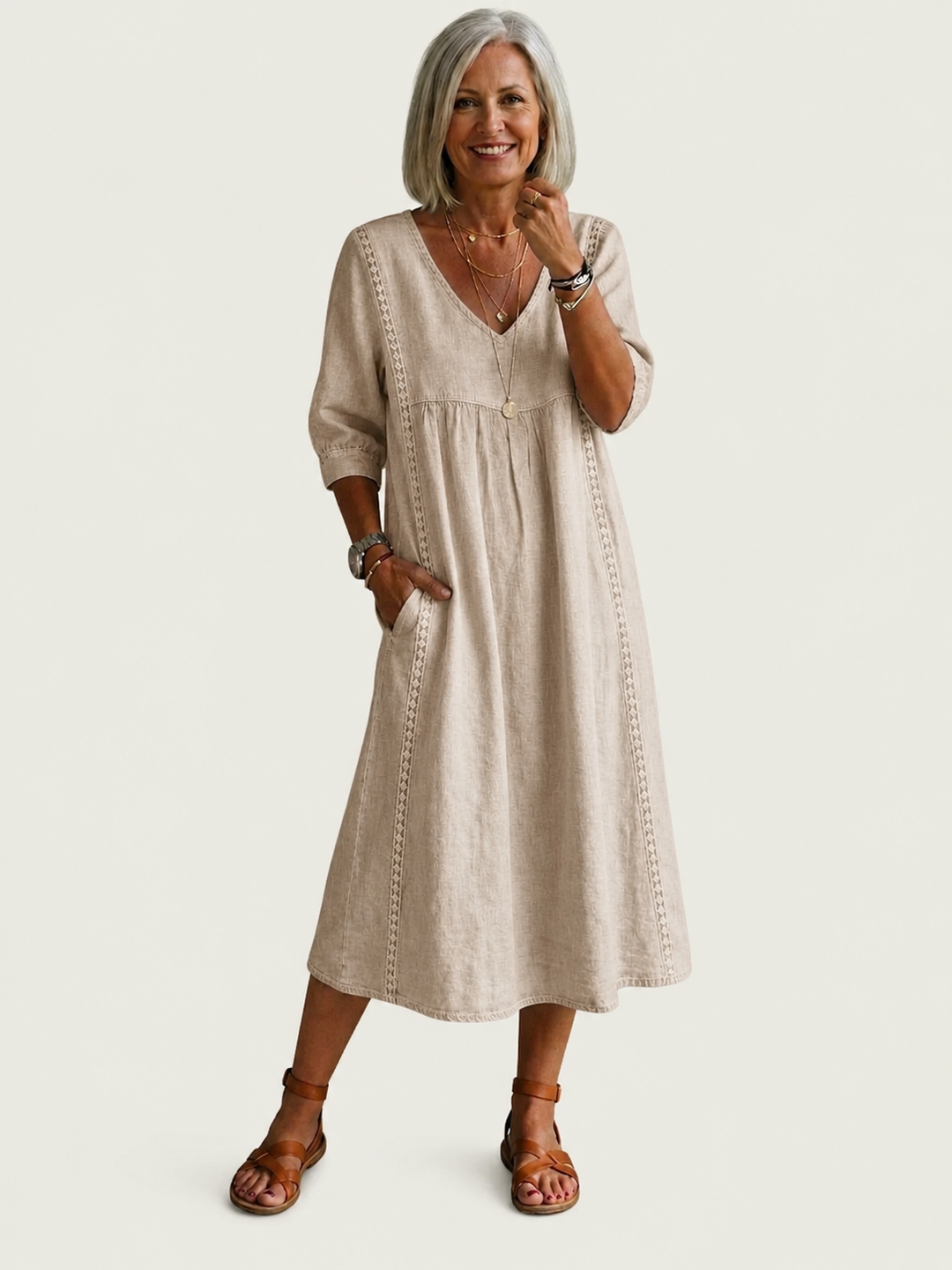 Juliette I Eleganz A-Linie Maxikleid