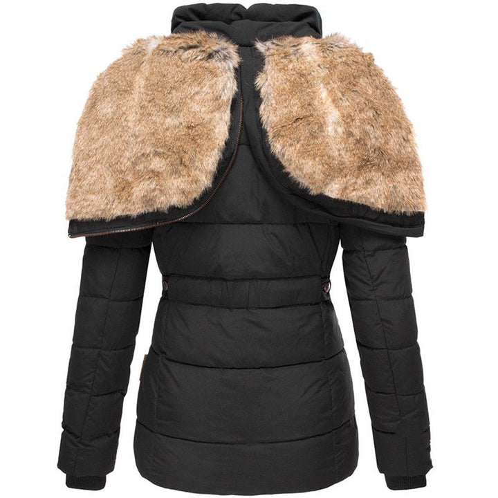 Hanne | Winterjacke mit Flauschigem Kragen und Schmaler Passform