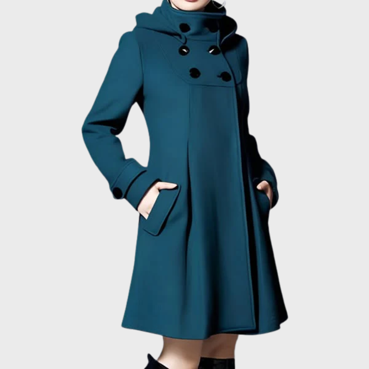 Solvara | Elegante Jacke mit Doppeltaschen und Kapuze