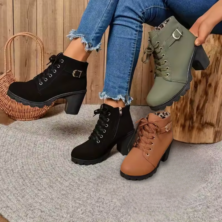 Lorena | Ankle Boots in Lederoptik | Premium Edition
