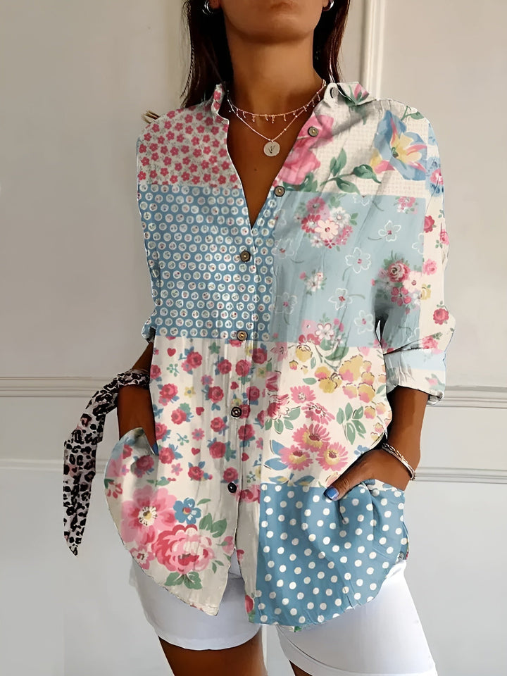 Cerelia | Stilvolle Bluse mit Blumenmuster