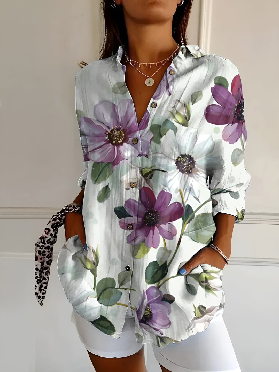 Cerelia | Stilvolle Bluse mit Blumenmuster