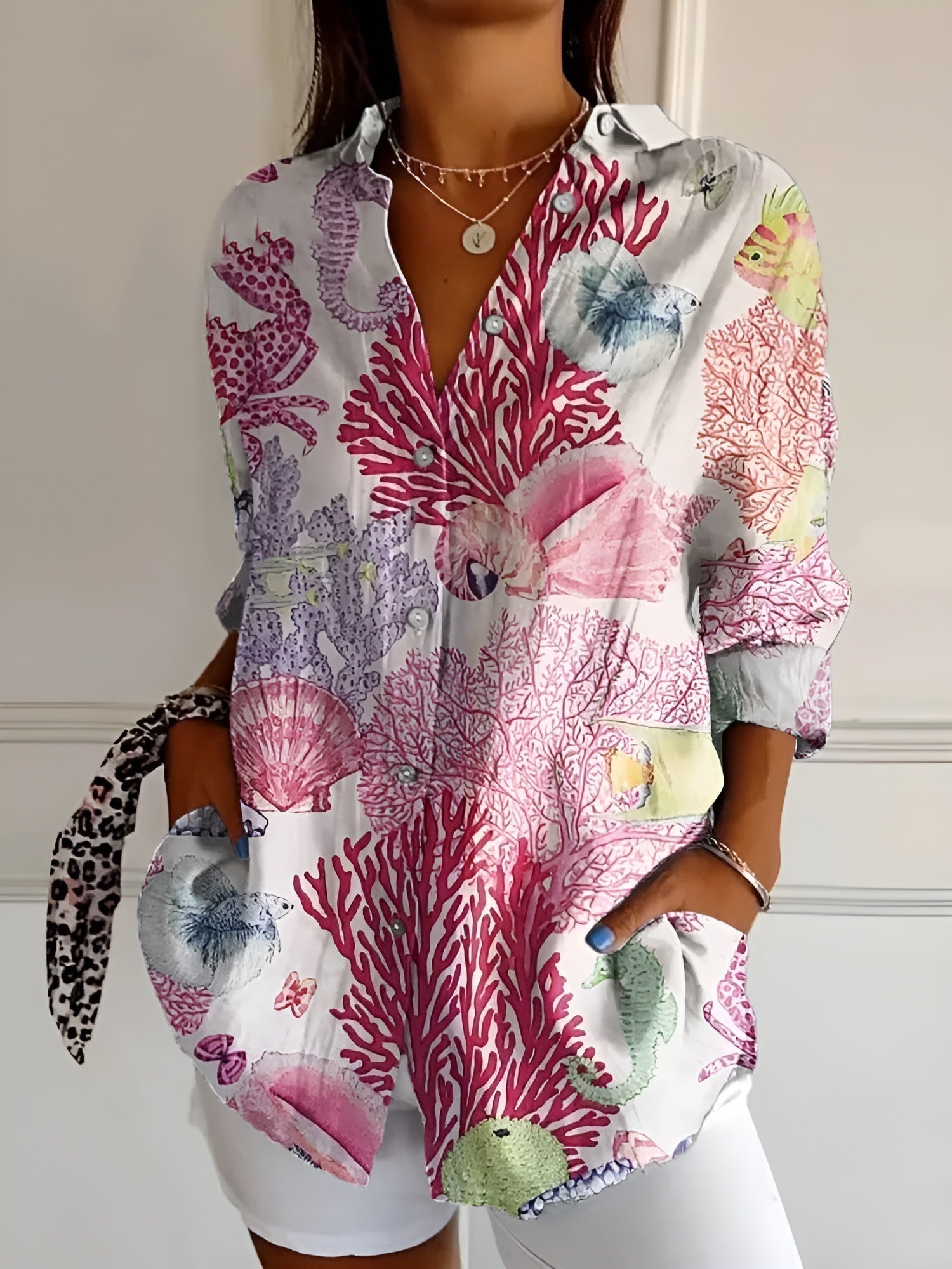 Cerelia | Stilvolle Bluse mit Blumenmuster