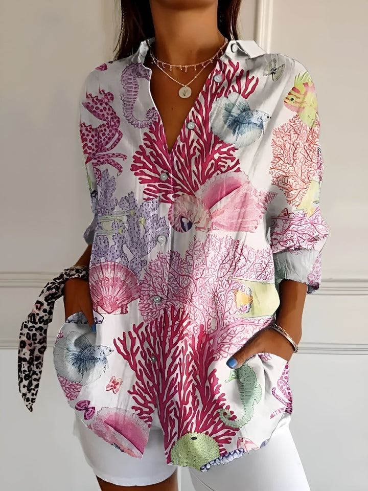 Cerelia | Stilvolle Bluse mit Blumenmuster
