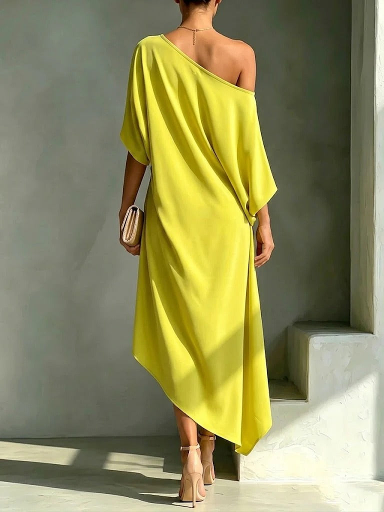 Christina | Elegantes asymmetrisches Kleid