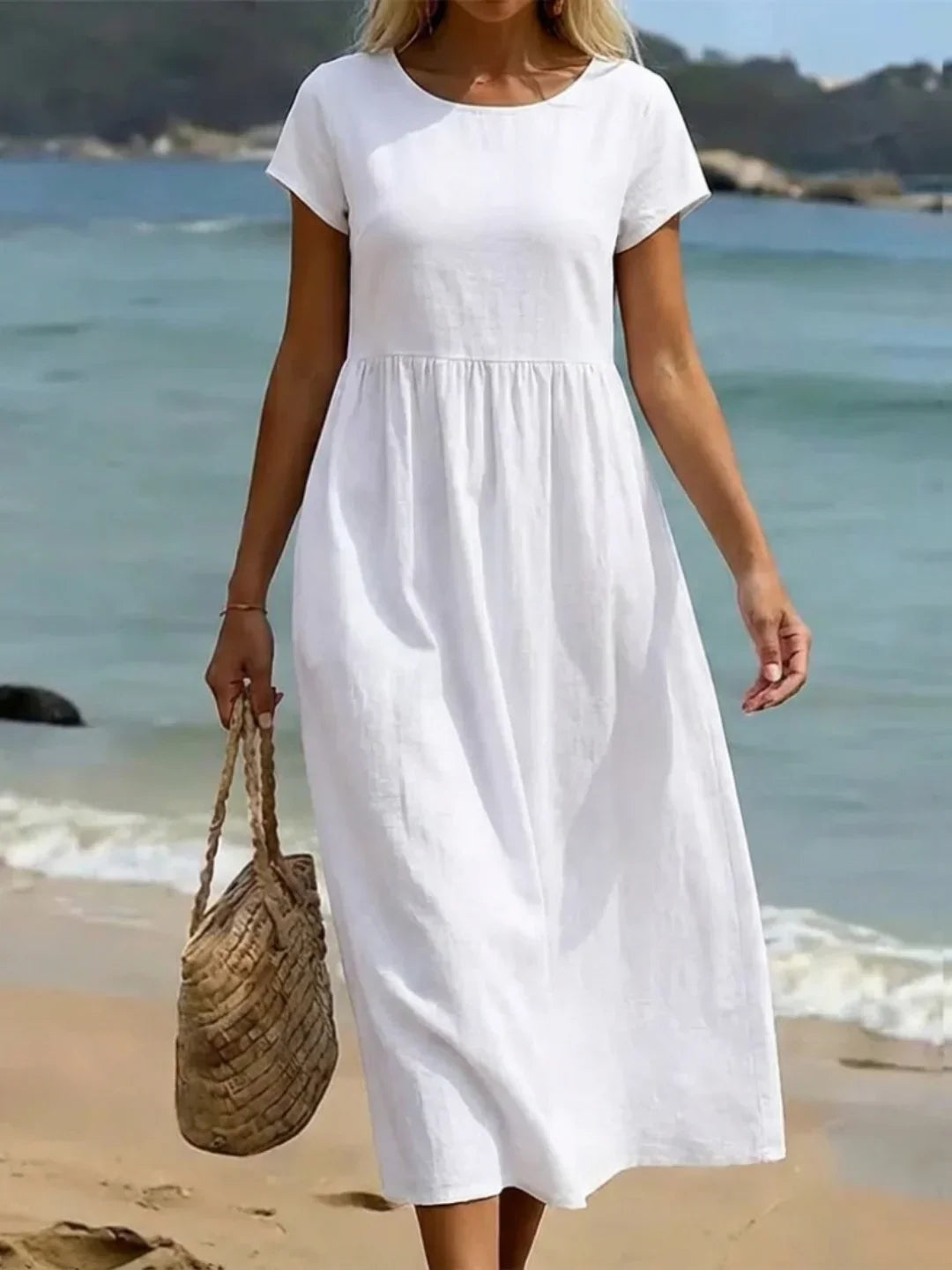 Ursina | Fluid Midi Kleid