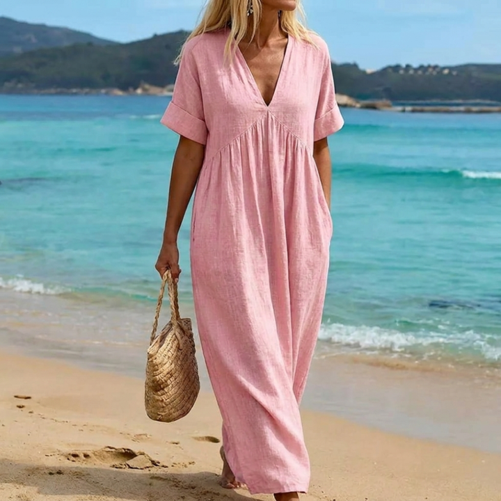 Pauline | Elegantes, luftiges Maxikleid